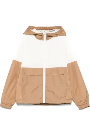 HERNO Veste bicolore à fermeture décalée