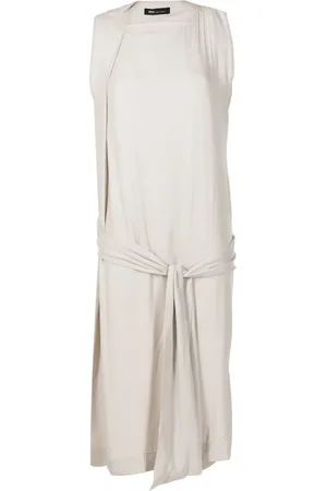 Uma Raquel Davidowicz Robe mi-longue Funil à taille nouée