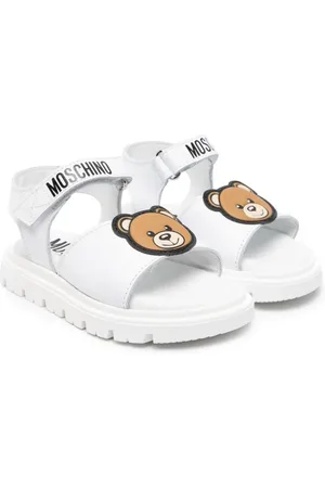 Moschino Sandales en cuir à appliqué Teddy Bear