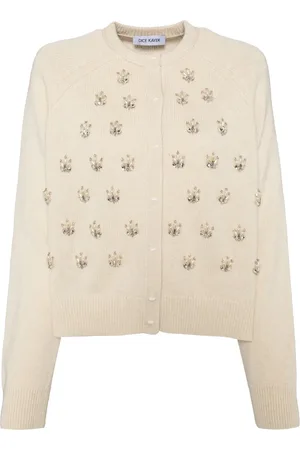 DICE KAYEK Cardigan à perles artificielles