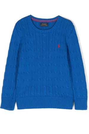 Ralph Lauren Pull à motif Pony en maille torsadée