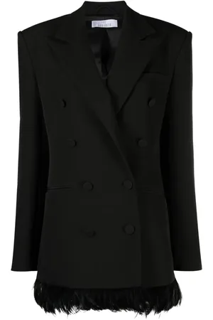 GIUSEPPE DI MORABITO Blazer croisé à détail de plumes