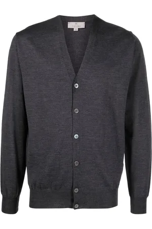 CANALI Cardigan en maille à boutonnière