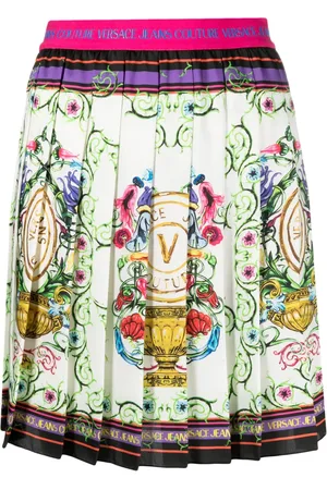VERSACE Minijupe à imprimé Garden