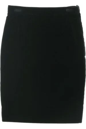 Saint Laurent Jupe en velours (années 1970)