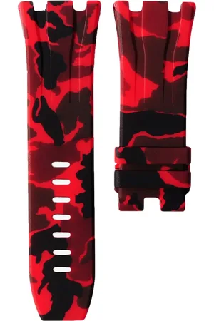 HORUS WATCH STRAPS Bracelet-montre 44 mm Red Camo