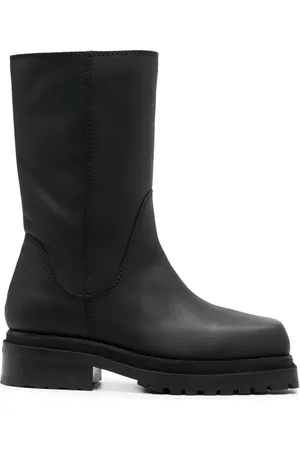 ECKHAUS LATTA Bottes en cuir à bout carré 70 mm