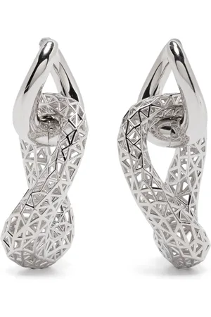 TOM WOOD Maze hoop earrings