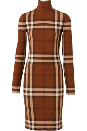 Burberry Robe à carreaux