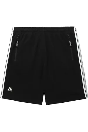 Izzue Short rayé à logo imprimé