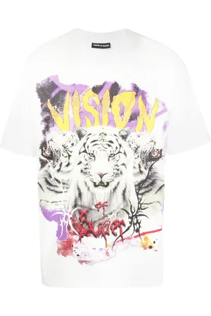 Vision Of Super T-shirt en coton à imprimé graphique