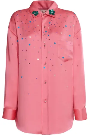 Marni Chemise oversize à sequins brodés