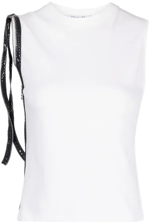Dior Débardeur à détail de zip (2001)