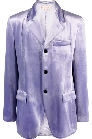 Marni Blazer en velours à boutonnière