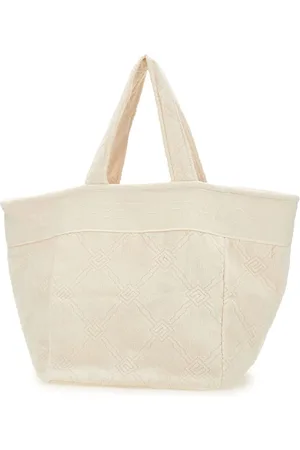 Elisabetta Franchi Sac cabas à logo en jacquard