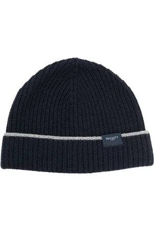 Hackett Bonnet en maille nervurée