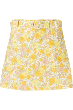 FAITHFULL THE BRAND Short ceinturé à fleurs