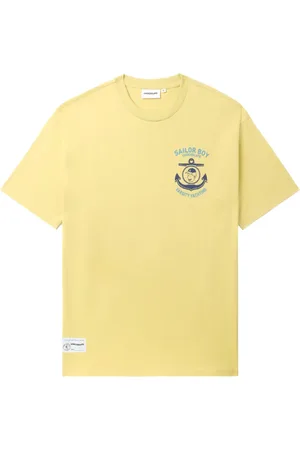 Chocoolate T-shirt en coton mélangé à imprimé ancre