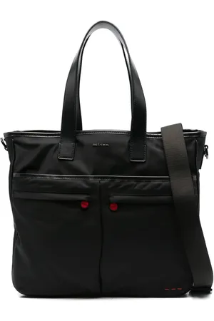 Kiton Sac cabas à plaque logo