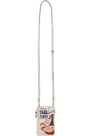 Anya Hindmarch Pochette pour smartphone Cornflakes en cuir