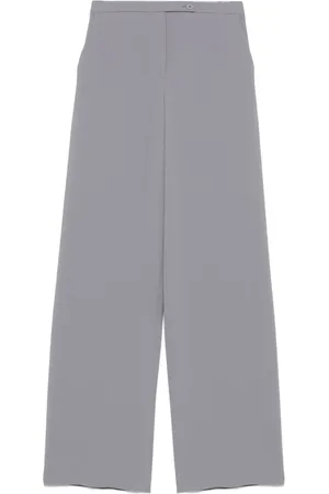 Emporio Armani Pantalon à taille palazzo