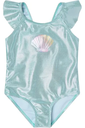SOLISWIM KIDS Maillot de bain à imprimé métallisé