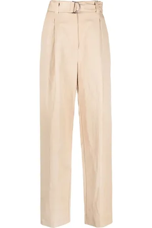 Msgm Pantalon droit à taille ceinturée