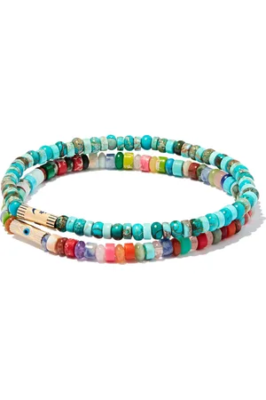 LUIS MORAIS Lot de bracelets Moon and Eye en 14ct