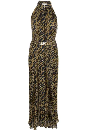 Michael Kors Robe Status Print à coupe longue
