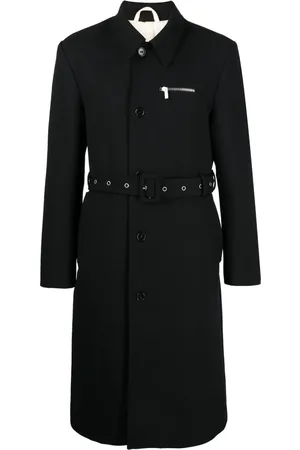 RAF SIMONS Manteau en laine vierge à boutonnière