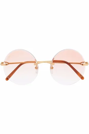 Cartier Lunettes de soleil C Décor à monture ronde