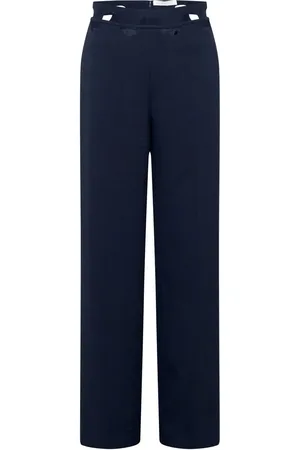 DION LEE Pantalon droit à détails de coutures