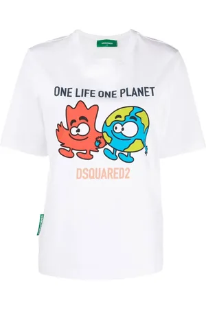 Dsquared2 T-shirt en coton à imprimé graphique