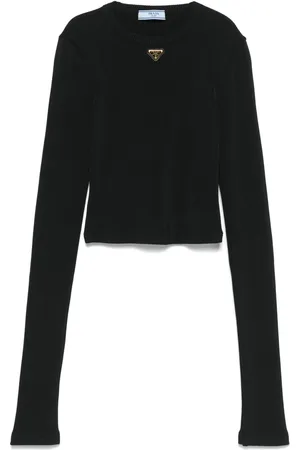 Prada T-shirt à logo émaillé
