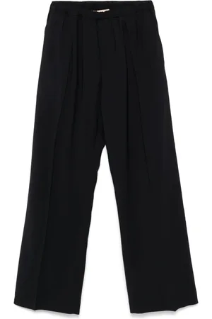 Plan C Pantalon à design plissé