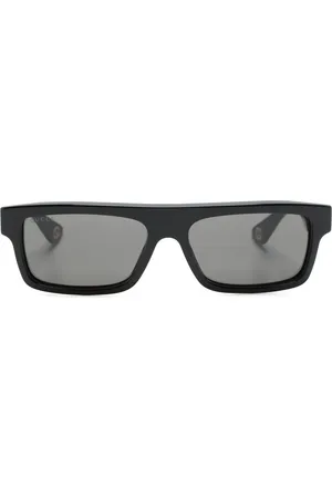 Gucci Lunettes de soleil à monture rectangulaire