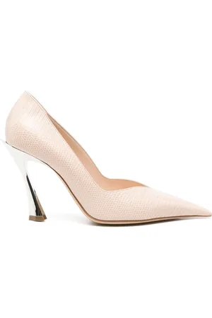 MUGLER Escarpins en cuir à talon biseauté 95 mm