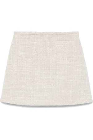 THEORY Minijupe en tweed à coupe évasée