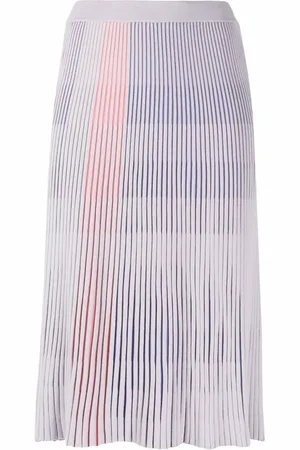 Emporio Armani Jupe mi-longue à design plissé