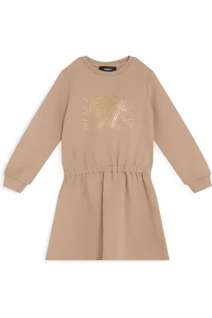 VERSACE Robe à logo imprimé