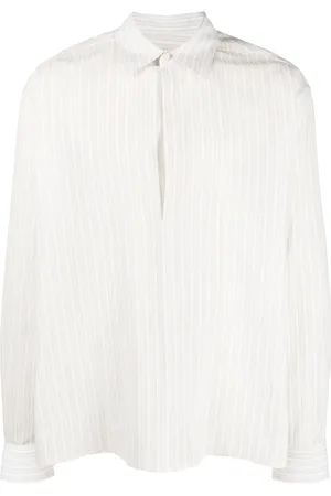 Lanvin Chemise en coton à rayures