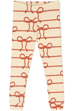 Mini Rodini Legging en coton biologique à imprimé