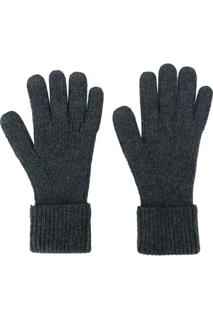 N.PEAL Gants nervurés en cachemire