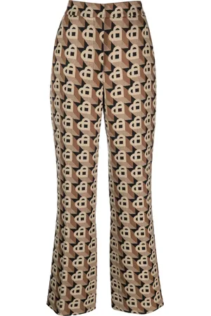 Casablanca Pantalon à motif cœur