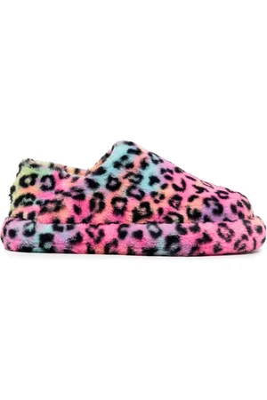 Natasha Zinko Claquettes à motif léopard