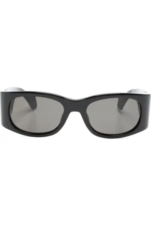AMBUSH Lunettes de soleil ovales à logo imprimé