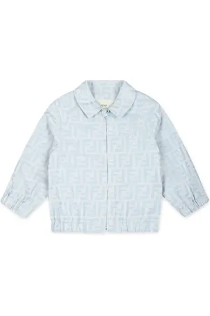 Fendi Veste bomber à logo en jacquard