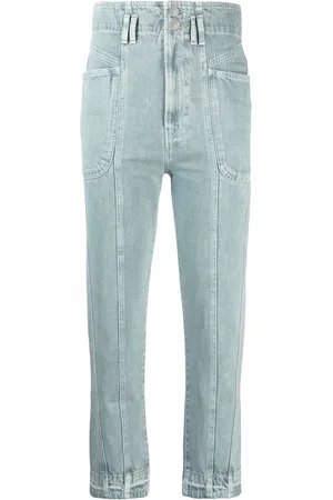 Marant Etoile Jean droit à taille haute