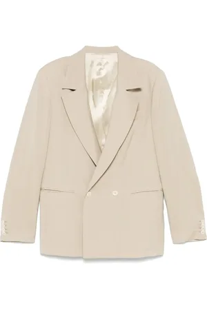 COSTUMEIN Blazer en laine vierge à simple boutonnage