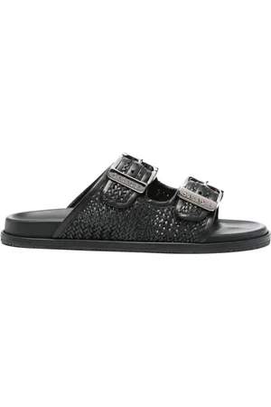 Casadei Claquettes à logo gravé